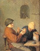 Ostade, Adriaen van The Drinker and the Smoker oil painting picture wholesale